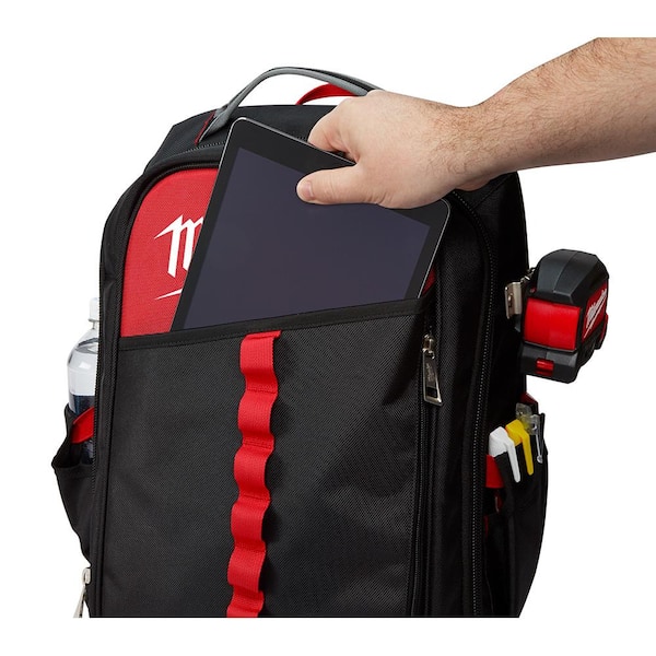 Milwaukee 14 in. Low Profile Tool Backpack 48-22-8202 - The Home Depot