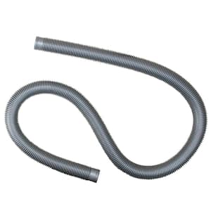 72 in. x 1.25 in. Heavy-Duty Silver Pool Filter Connect Hose