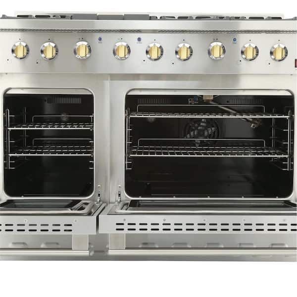 NXR Entree Bundle 48 in. 7.2 cu. ft. Pro-Style Gas Range
