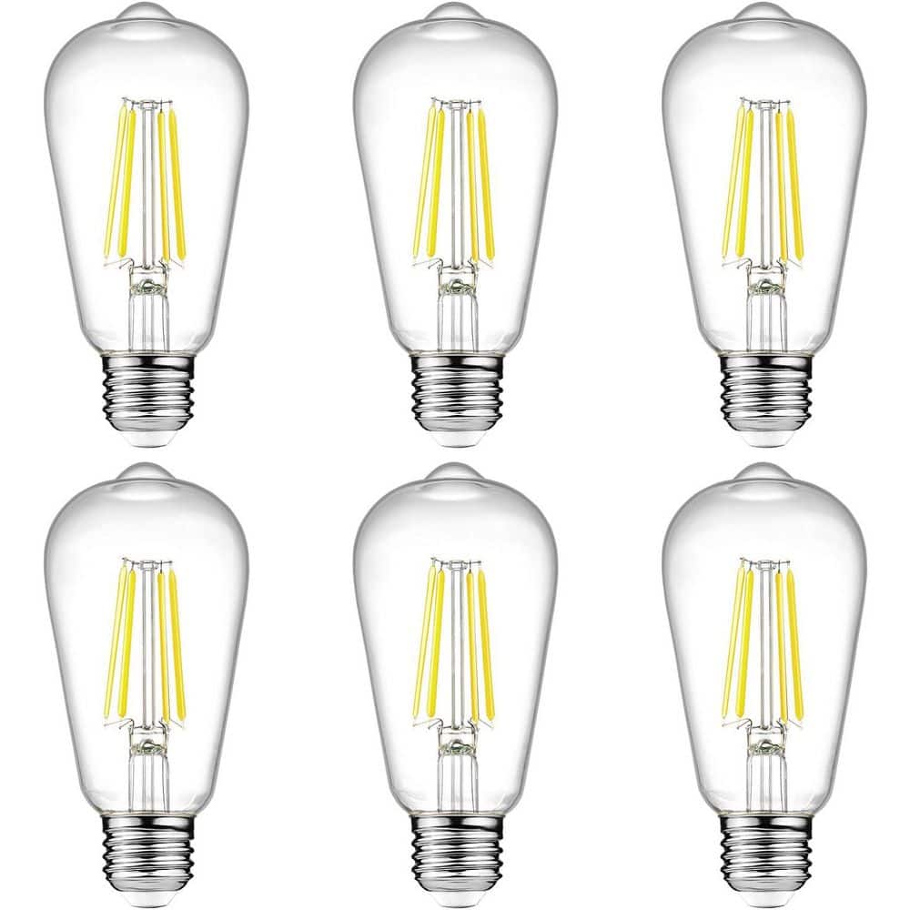 60-Watt Equivalent A15 Vintage LED Edison Bulbs E26 4000K High Brightness D