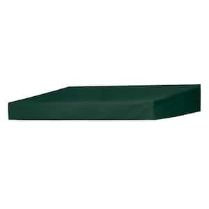 8 ft. Classic Non-Retractable Door Canopy (50 in. Projection) in Forest Green