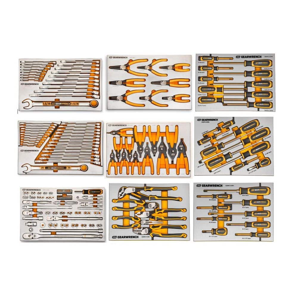 GearWrench 120XP Mechanics Tool Set in Premium Foam Trays (185-Piece)