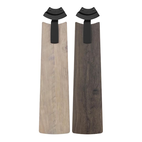 Hampton Bay Grantway 48 in. Indoor/Covered Outdoor Matte Black Low