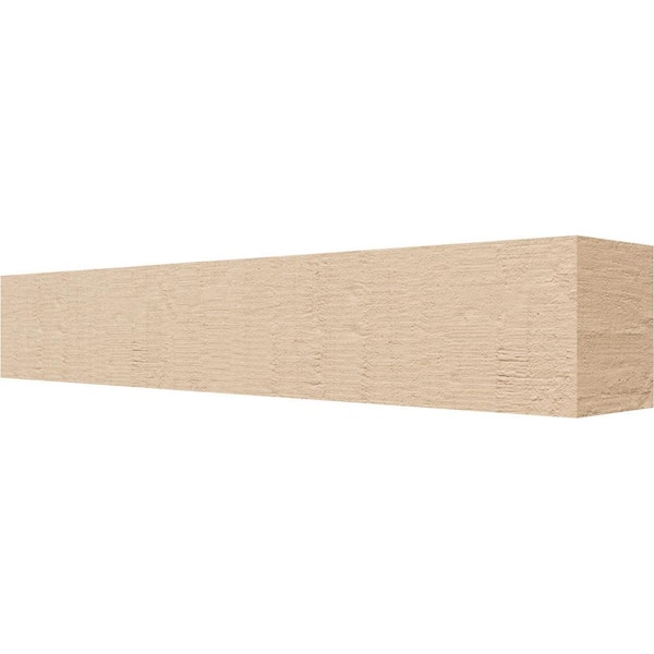 Ekena Millwork 4-in. x 4-in. x 24-in. Block Woodgrain, Primed Tan Timberthane Polyurethane Rafter Tail Brace