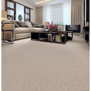 Coastal Charm II - Color Lush Brown 56 oz. Nylon Texture Installed Carpet