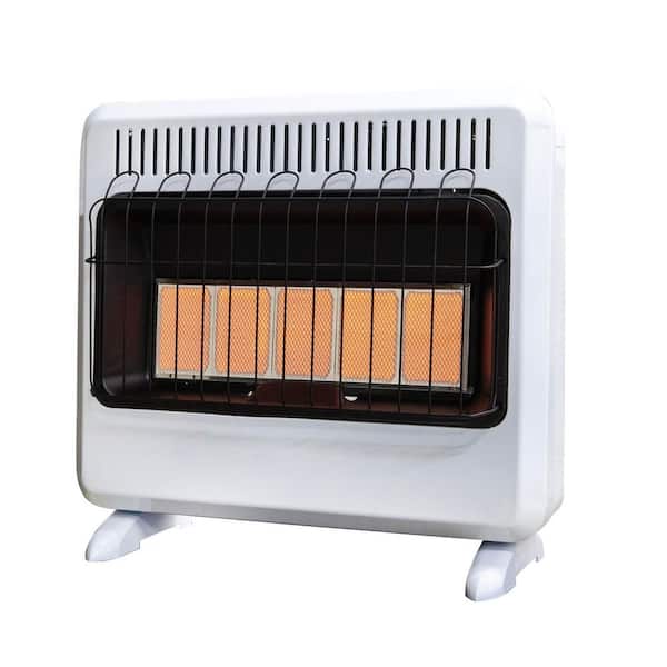 20,000 BTU Vent Free Radiant Natural Gas or Propane Dual Fuel Space Heater