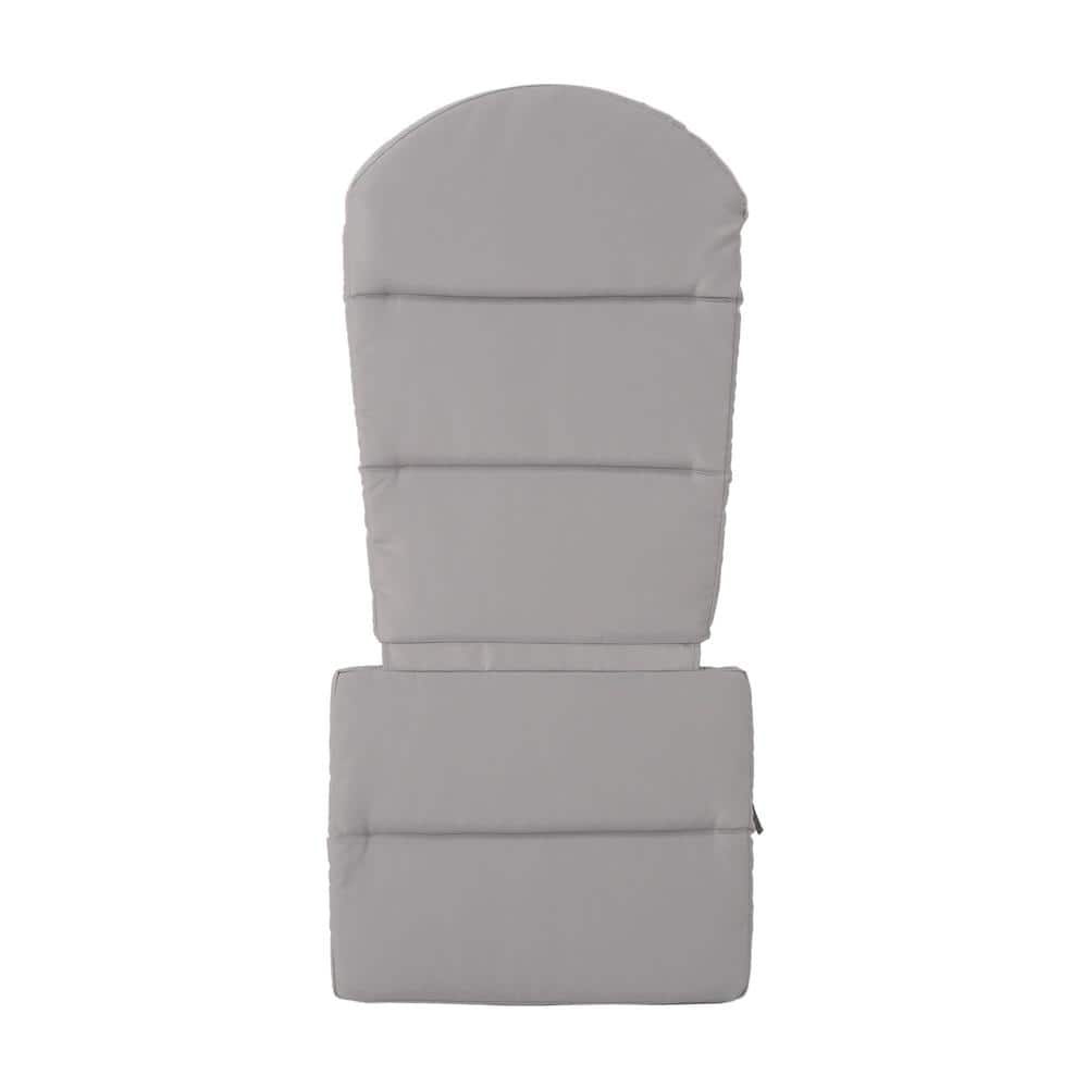 Gray Water-Resistant Adirondack Chair Cushion Set