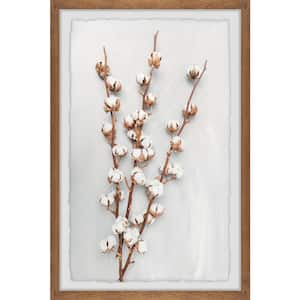 "Cotton Plant" by Marmont Hill Framed Nature Art Print 36 in. x 24 in.