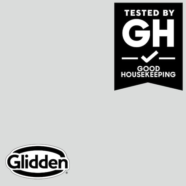 Glidden Premium 1 qt. PPG1001-3 Thin Ice Semi-Gloss Interior Latex Paint