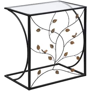 22 x 15.75 x 24 in Rectangular Metal FirsTime & Co. Bronze Lark And Branches End Table