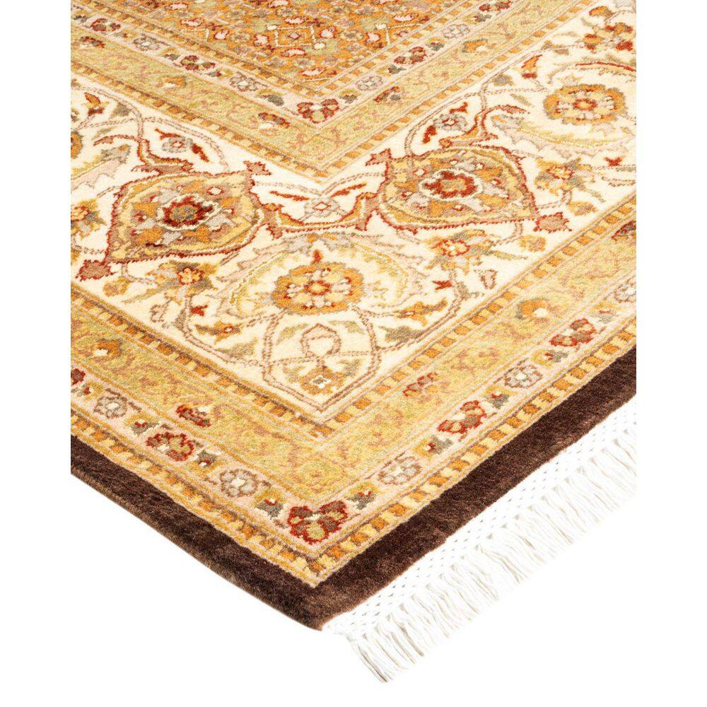 Handmade Brown Wool Traditional Oriental Area Rug 8' x 10'