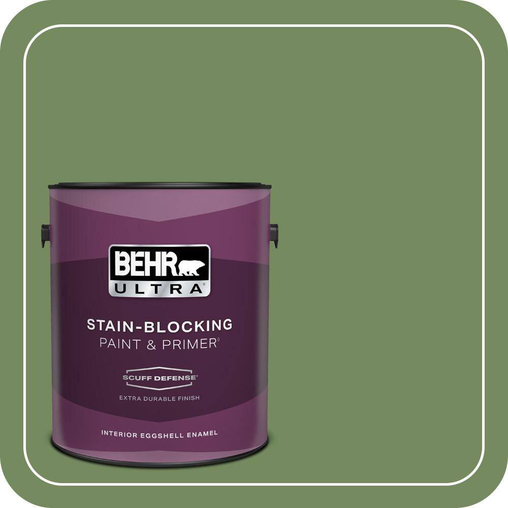 1 gal. #M380-6 Fern Canopy Extra Durable Eggshell Enamel Interior Paint & Primer price history on PriceWatchPro