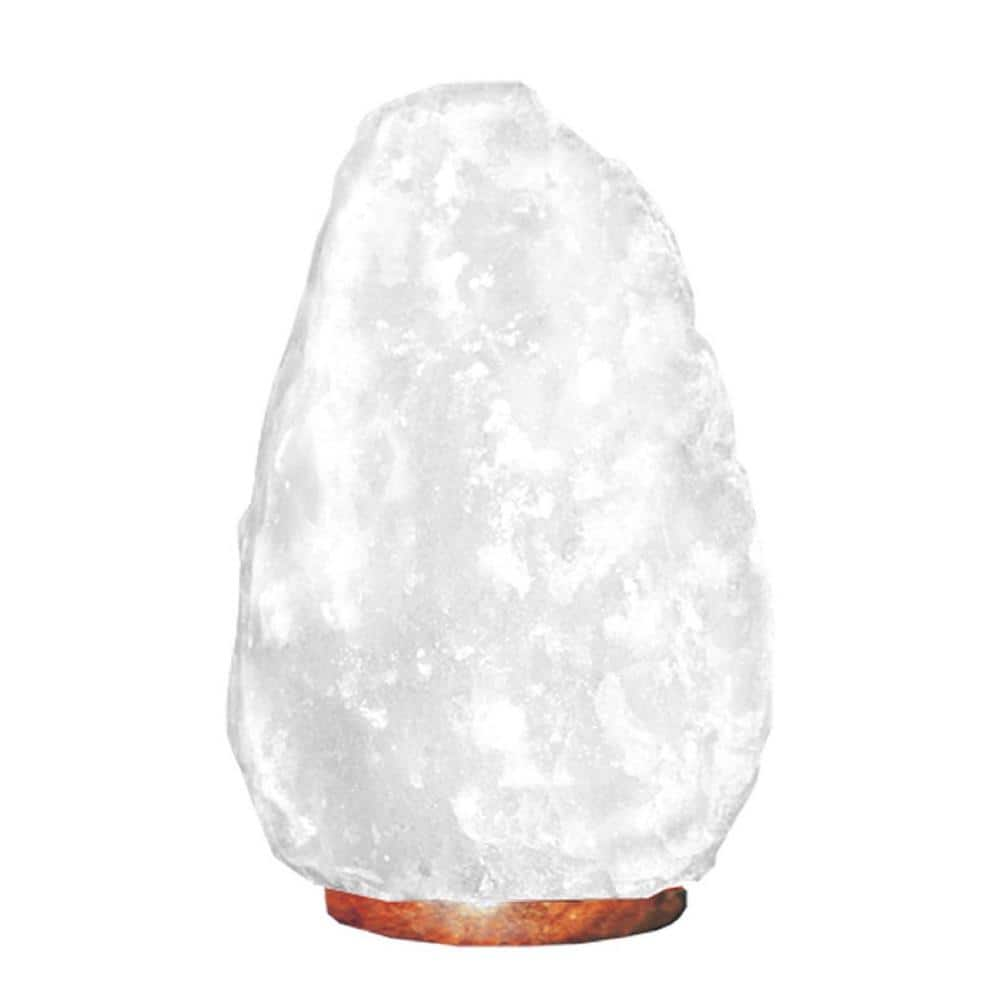 white crystal rock lamp