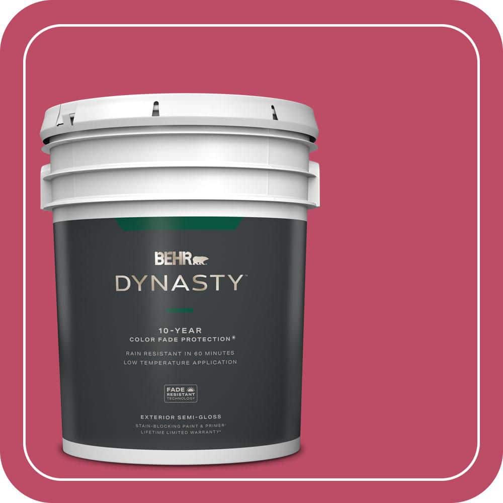 5 gal. #S-G-110 Orchid Rose Semi-Gloss Exterior Stain-Blocking Paint & Primer price history on PriceWatchPro