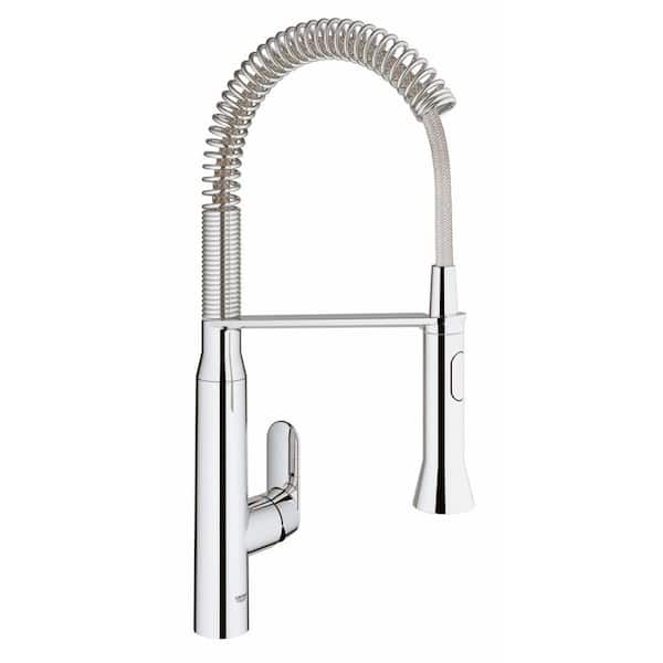 Grohe Pull Down Kitchen Faucet Things In The Kitchen   Starlight Chrome Grohe Pull Down Kitchen Faucets 31380000 64 600 