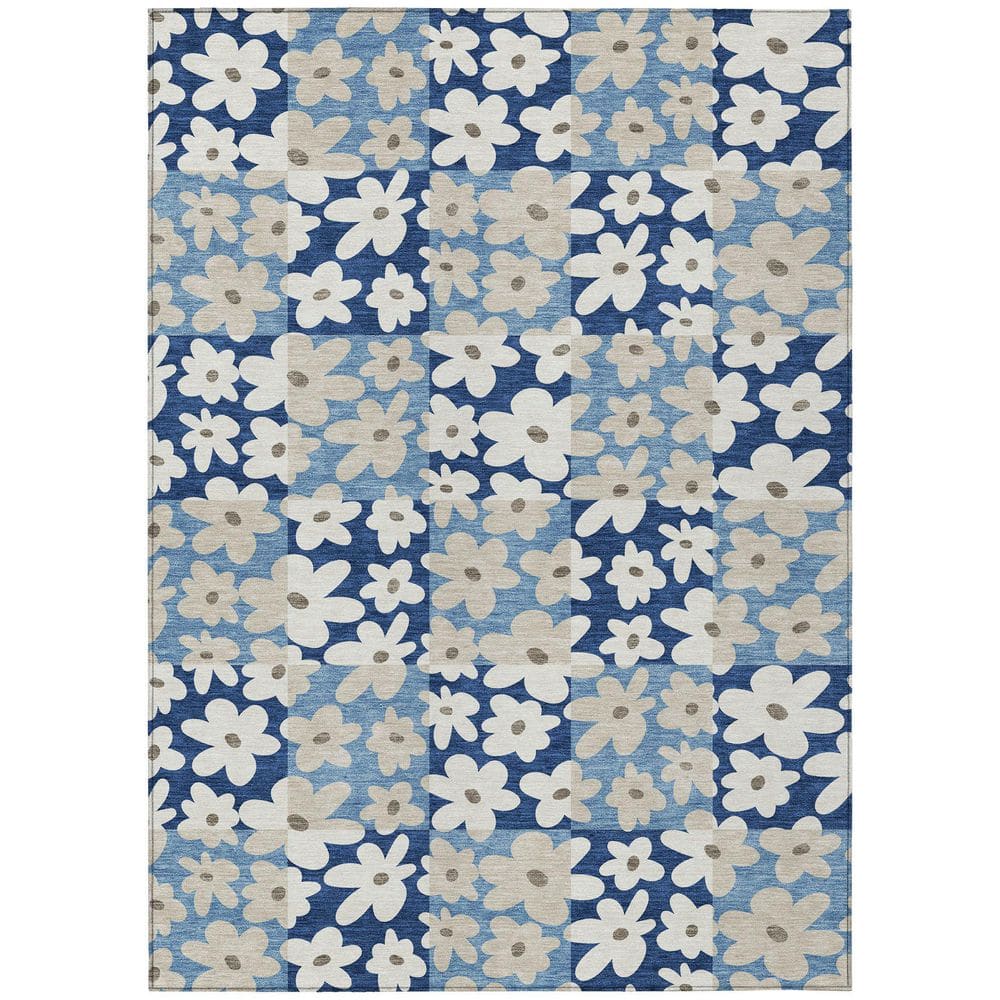 Chantille Machine Washable Indoor/Outdoor Abstract ACN2476 Blue 9 ft. x 12 ft. Area Rug price history on PriceWatchPro