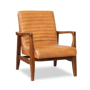 Lou Tan Leather Occasional Chair (Set of 1)