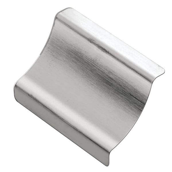 Schluter ECK-KHK Stainless Steel 9/16 in. x 2 in. Metal Connector