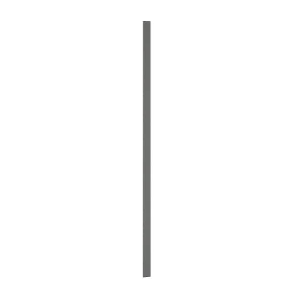 Hampton Bay Designer 3 in. x 96 in. x 0.625 in. Furniture Board Filler in Storm Gray