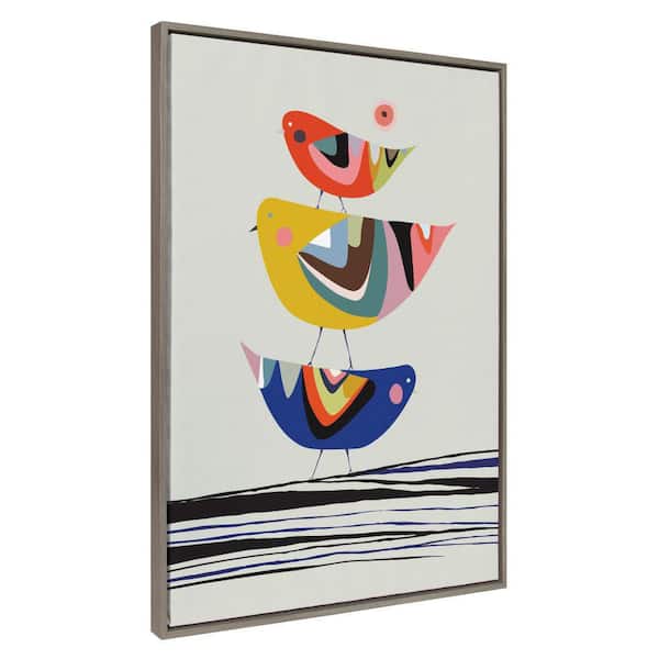 Kate and Laurel Sylvie the Family Tree by Rachel Lee of My Dream Wall Framed Art Print 31 in. x 42 in.