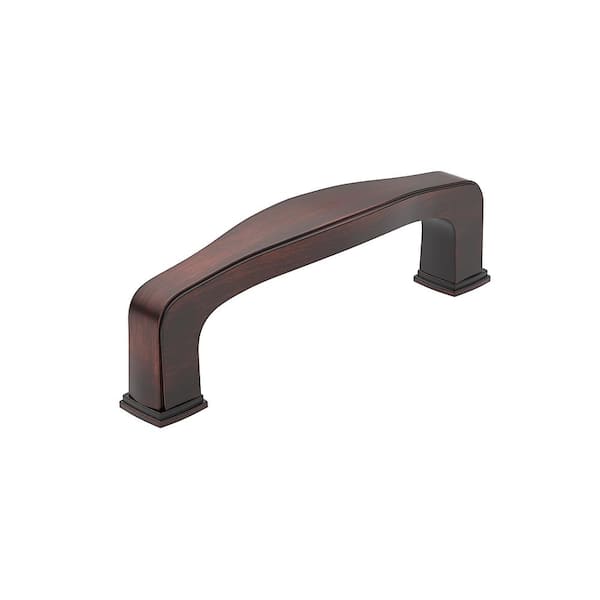 Richelieu Hardware Charlemagne Collection 3 in. (76 mm) Classic Brushed Oil-Rubbed Bronze Curved Cabinet Bar Pull