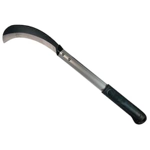 8 in. Carbon Steel Blade with 14.5 in. Aluminum Handle Brush Clearing Sickle