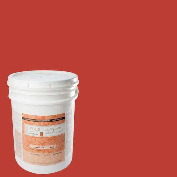 YOLO Colorhouse 5-gal. Petal .06 Flat Interior Paint-DISCONTINUED