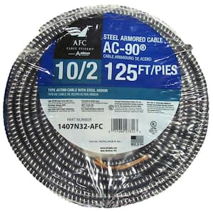 AFC Cable Systems 10/3 x 25 ft. BX/AC-90 Armored Electrical Cable ...