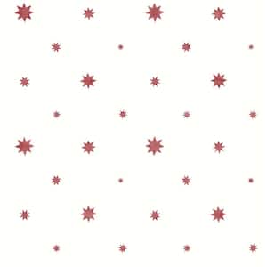Henry Red Starburst Paper Non-Pasted Paper Wallpaper