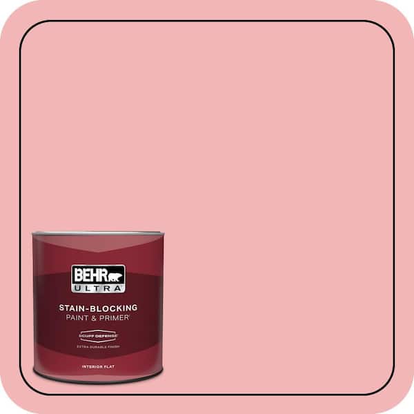 BEHR ULTRA 1 qt. #P170-2 Old Flame Extra Durable Flat Interior Paint & Primer