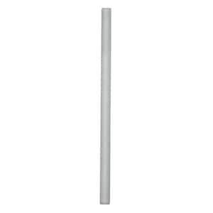 Colorway 0.6 in. x 12 in. Fossil Gray Glass Matte Pencil Liner Tile Trim (0.5 sq. ft./case) (10-pack)