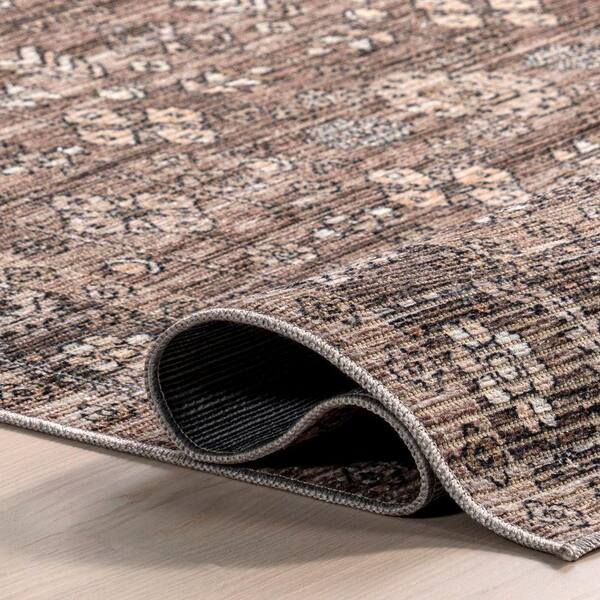 RUGS USA Redwood Vintage Machine Washable Taupe 8 ft. x 10 RUGS USA Redwood Vintage Machine Washable Taupe 8 ft. x 10