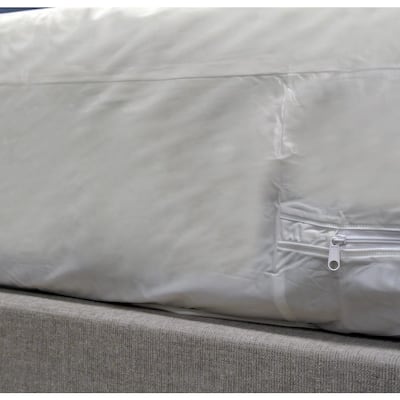 AllerEase 2-in-1 Mattress Pad & Protector, Hot Water Washable - White - On  Sale - Bed Bath & Beyond - 22121856