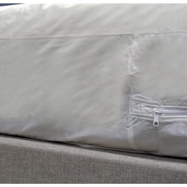 Sleep-Safe ZipCovers Gauge Bed Bug, Dust Mite, and Allergen Proof Queen Vinyl Mattress Or Box Spring Cover
