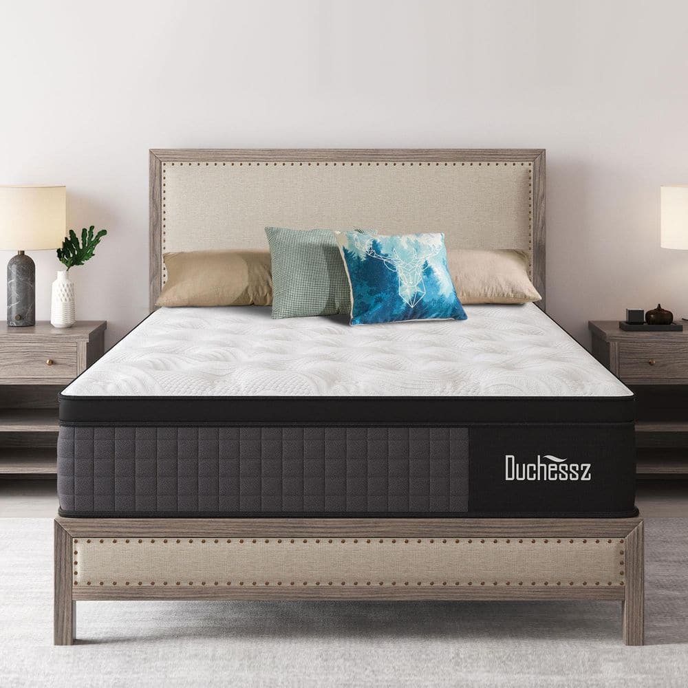 Twin Medium Firm Hybrid 12 in. Euro Top Support and Bed-in-a-Box Mattress