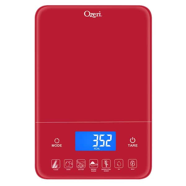 Ozeri Garden and Kitchen Scale II, Digital Food Scale with 0.1 g (0.005  oz.) White, 420 Variable Graduation Technology ZK28-W - The Home Depot