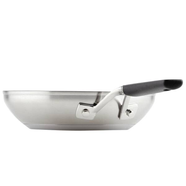 KitchenAid Stainless Steel Nonstick Induction Frying Pan, 8-Inch, Brushed  Stainless Steel - Bed Bath & Beyond - 34641367