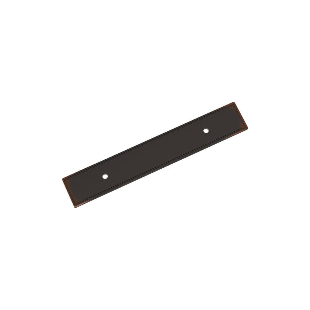 Thoreau 3-3/4 in. Center-to-Center Rectangle Oil-Rubbed Bronze Pull Cabinet Backplate price history on PriceWatchPro