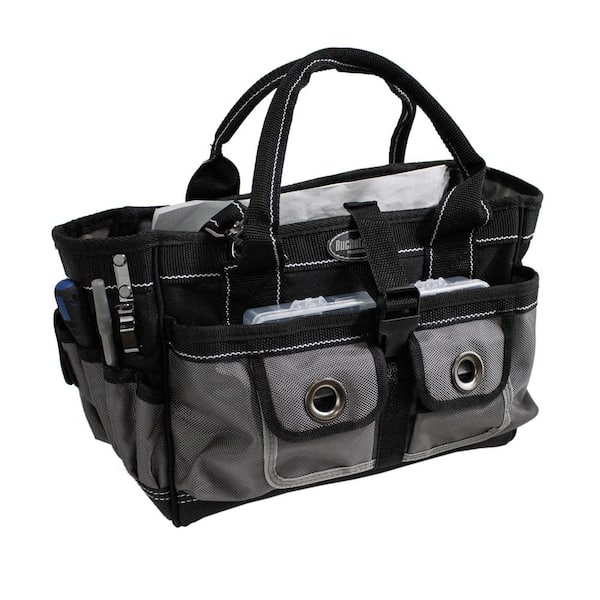 Bucket Boss Pro Gatemouth 18 Drop Bottom Tool Bag w/All-Terrain Bottom