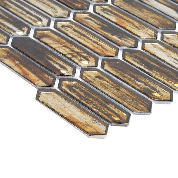 Ivy Hill Tile Fargin Golden Crust Elongated Hexagon 12 in. x