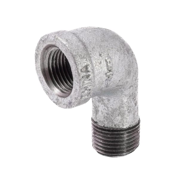 Southland 3/8 in. Galvanized Malleable Iron 90 Degree FPT x MPT Street Elbow Fitting
