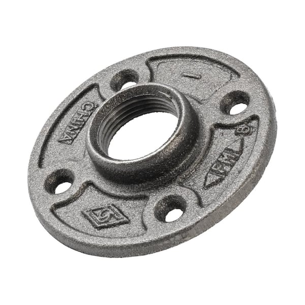 Southland 1 in. Black Malleable Iron Threaded Floor Flange