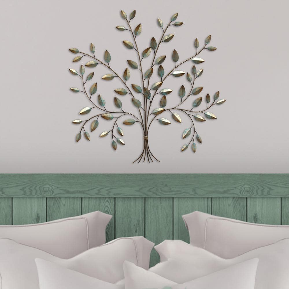 Stratton Home Decor Stratton Home Metal Tree of Life Wall Decor S18    The Home Depot