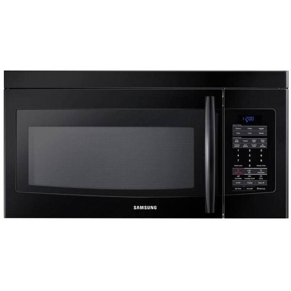 Samsung 1.7 cu. ft. Over the Range Microwave in Black with Sensor Cooking-DISCONTINUED