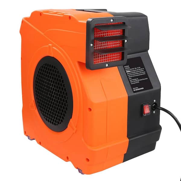 Inflatable Blower 15 in. 1 Speed Blower Fan in Orange with 2 modes 1/1.2HP 1500-Watt Pump Commercial Air Blower 3100 RPM