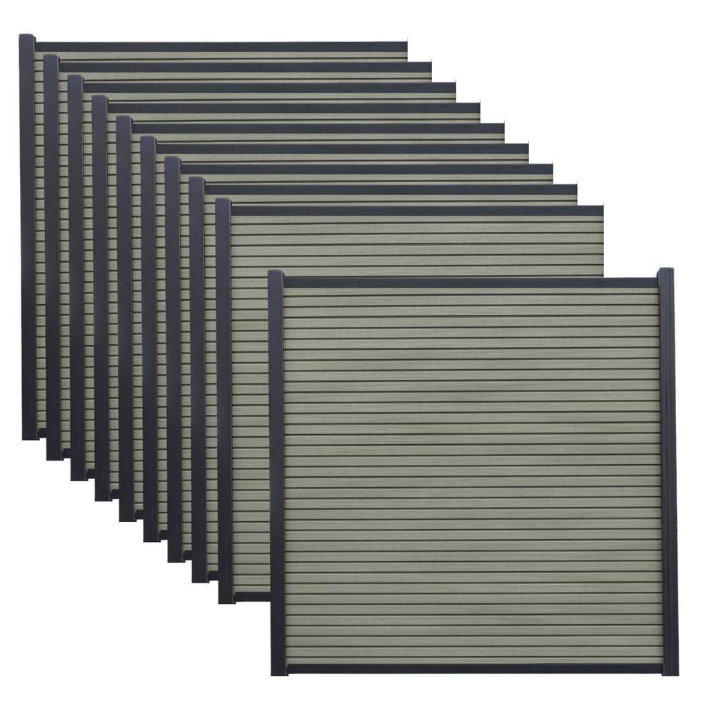 6 ft. x 6 ft. Riviera Composite Fence Panel River Birch (10-Pack) price history on PriceWatchPro