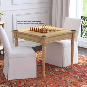 Vincent 36 in. Gray Square Wood Multi-Game Side Card Table