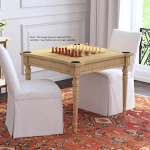 Vincent 36 in. Gray Square Wood Multi-Game Side Card Table
