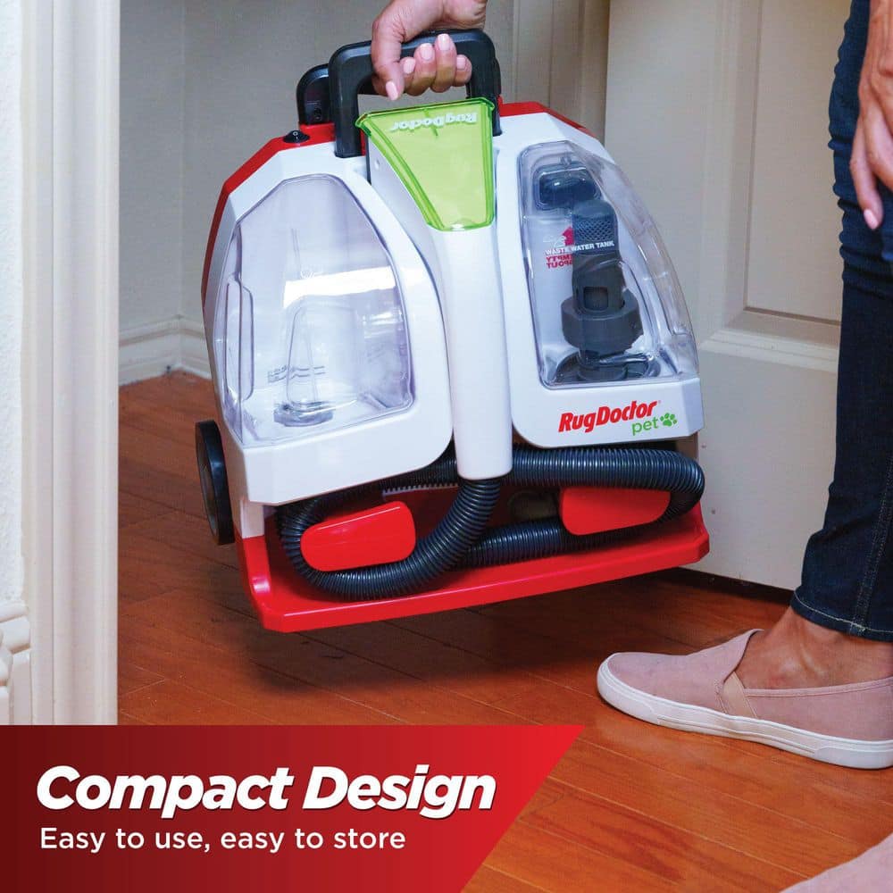 Rug Doctor Pet Portable Spot Cleaner with Dual-Action Tool