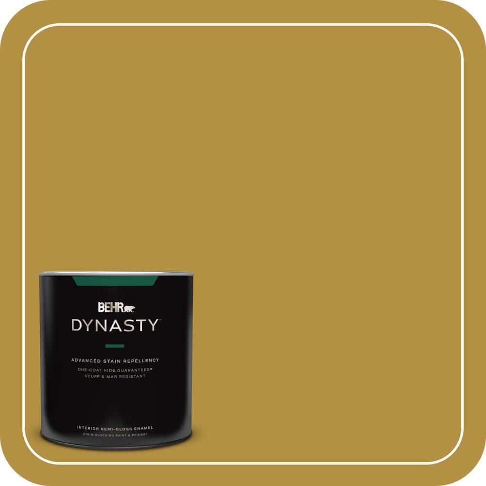 1 qt. #370D-7 Venetian Gold Semi-Gloss Enamel Interior Stain-Blocking Paint & Primer price history on PriceWatchPro